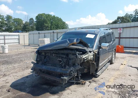 2010 Nissan Armada Platinum from USA, damaged, VIN 5N1BA0NF0AN613724